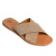 EKATI SUEDE LEATHER SANDAL - Nude