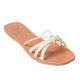 GRACE LEATHER SANDAL - White