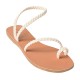 PERSEPHONE LOOP LEATHER SANDAL - White