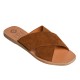 EKATI SUEDE LEATHER SANDAL - Brown