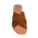 EKATI SUEDE LEATHER SANDAL - Brown