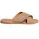 EKATI SUEDE LEATHER SANDAL - Nude