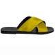 EKATI PONY LEATHER SANDAL - Yellow