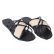 KORE LEATHER SANDAL - Navy