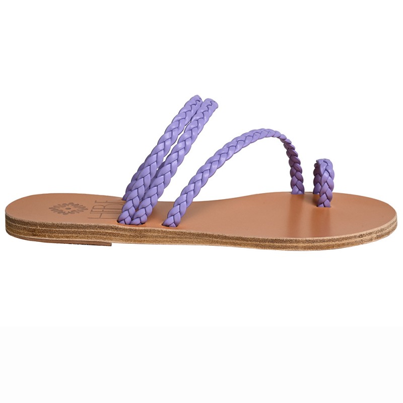 PERSEPHONE LEATHER SANDAL - Lavender