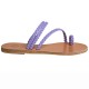 PERSEPHONE LEATHER SANDAL - Lavender