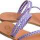 PERSEPHONE LEATHER SANDAL - Lavender