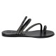 PERSEPHONE SHINE LEATHER SANDAL - Anthracite