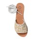 ELIA LEATHER SANDAL - Gold