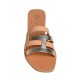 CARPO LEATHER SANDAL - Natural Gold