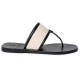 NIKI LEATHER SANDAL - Black