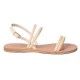 ANDROS LEATHER SANDAL - White