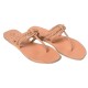 CRETE LEATHER SANDAL - Natural