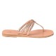 CRETE LEATHER SANDAL - Pink Gold