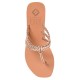 CRETE LEATHER SANDAL - Pink Gold