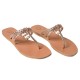 CRETE LEATHER SANDAL - Pink Gold