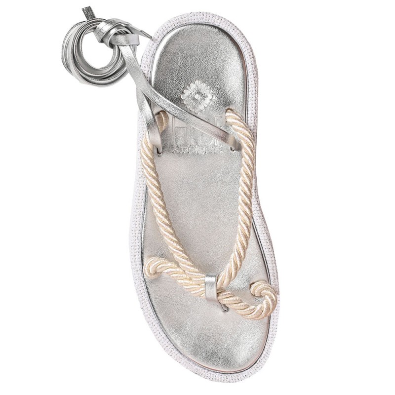 SALAMIS FLATFORM SLIDE - Silver