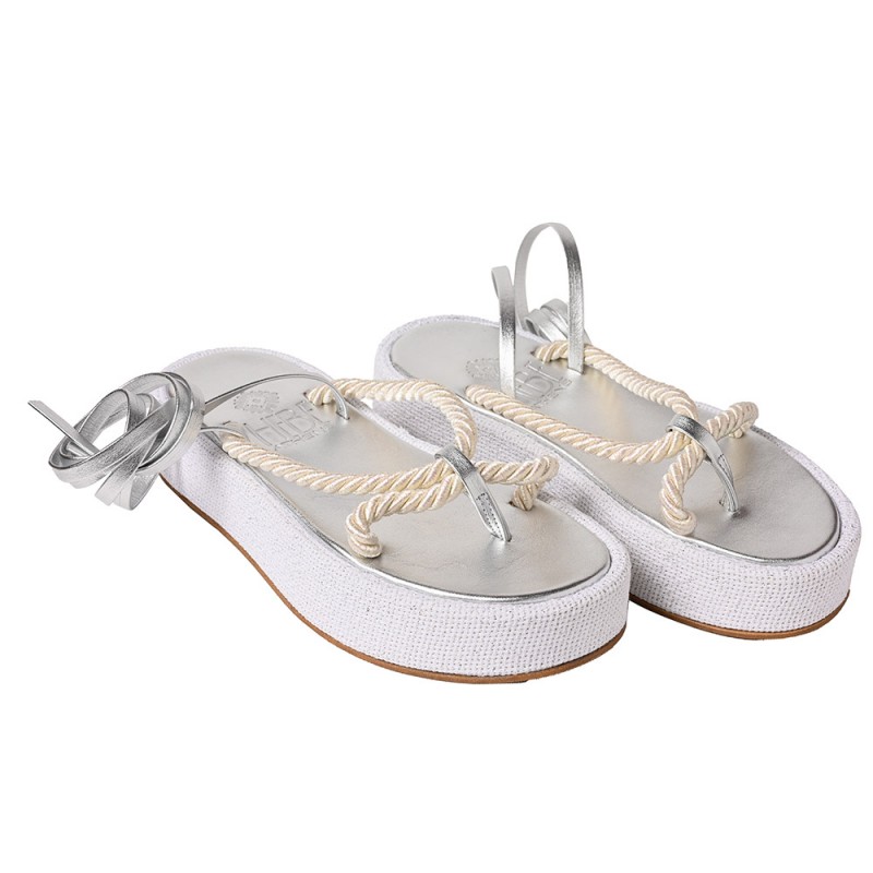 SALAMIS FLATFORM SLIDE - Silver