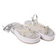 SALAMIS FLATFORM SLIDE - Silver